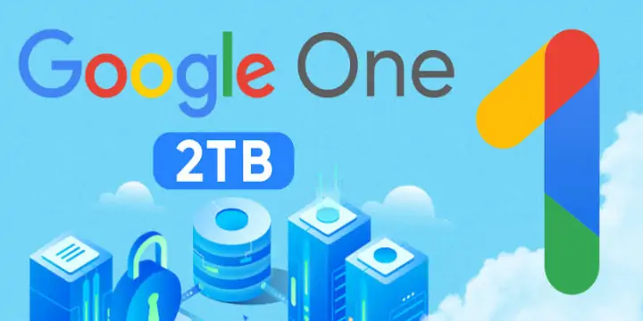 Google One 2TB Storage  1 Year